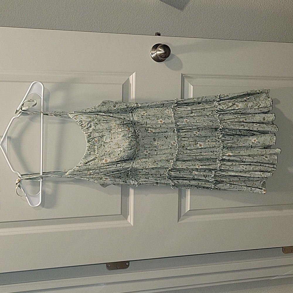 Floral tiered dress